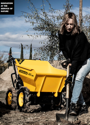 Carretilla Motor Gasolina Garland 4x4 Barrow 300qg-v20